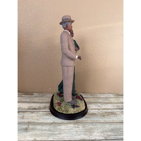 Ebony Treasures Elderly African American Couple Figurine Resin 12.5” H - Picture 4 of 12